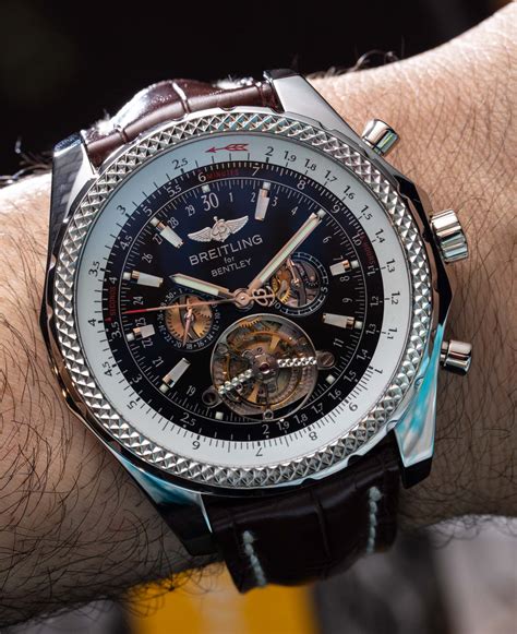 breitling for bentley zwart met zilver leren band|Breitling for Bentley barnato.